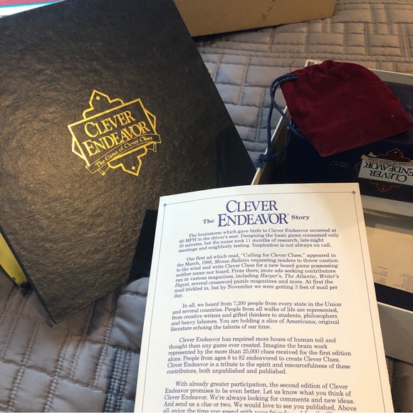 CLEAVER ENDEAVOR Vintage Deluxe Edition Master Game The Games Gang 908 Used - Picture 10 of 11